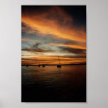 Bay of La Paz Sunset Poster