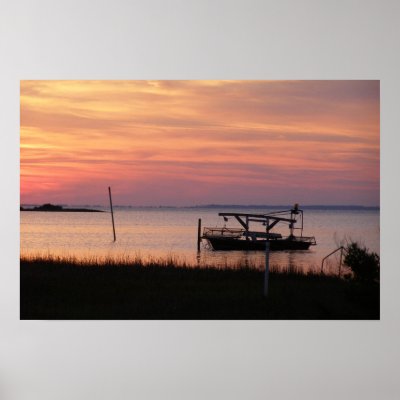 BAY SHRIMPER POSTER by firedog13