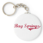 Bay Springs Mississippi Classic Design Keychains