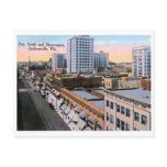 Bay St., Jacksonville FL 1916 Vintage Postcards