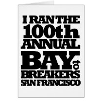 Bay To Breakers Commemorative Gear Greeting Card