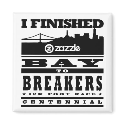 Bay To Breakers Commemorative Gear Refrigerator Magnet by baytobreakers