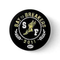 Bay To Breakers Distressed Winged Shoe Button