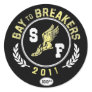 Bay To Breakers Distressed Winged Shoe Stickers