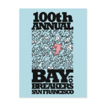 Bay To Breakers Running Man Post Card