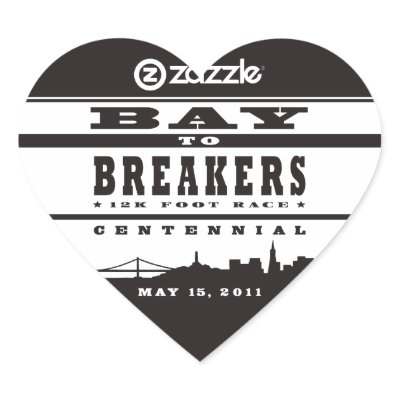Bay To Breakers Heart Sticker by baytobreakers