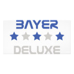 bayer deluxe icon customized photo card