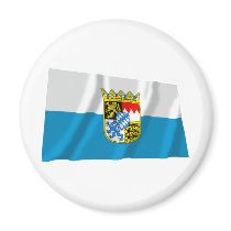Bayern / Bavaria Flag with Arms