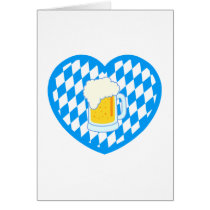 Bayern Bavaria Herz Bier heart beer Grußkarten