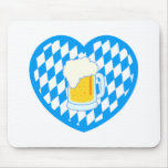 Bayern Bavaria Herz Bier heart beer Mousepad
