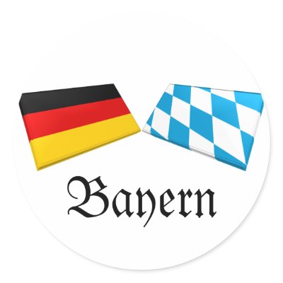 Bayern, Germany Flag Tiles by Vexillophile