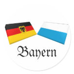 Bayern, Germany Flag Tiles Sticker