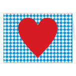 Bayern Herz heart Bavaria cards