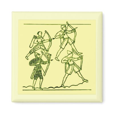 Bayeux Tapestry Fridge Magnet by PastLives