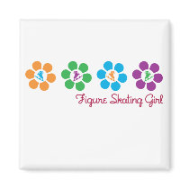Bayflower Figure Skating Refrigerator Magnet