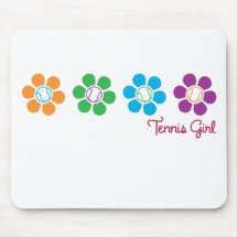 Bayflower Tennis Mouse Pad