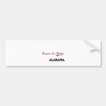 Bayou La Batre Alabama City Classic Bumper Stickers