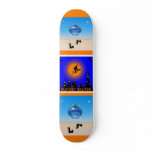 BAYSIDE IMAGES SUNSET SKATER SKATEBOARD