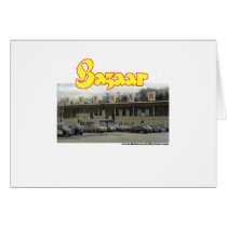 Bazaar Exterior Circa 1980 Greeting Card