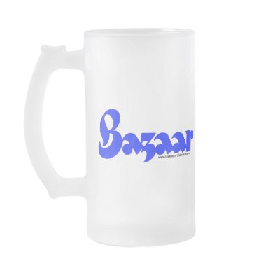 Bazaar Retro Font and Sputnik Frosted Mug by Bazaarofallnations