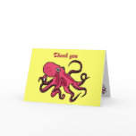 BB- Funny Octopus Thank You Card