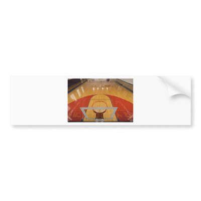 BBALL COURT BUMPER STICKER by Hoop_It_Up