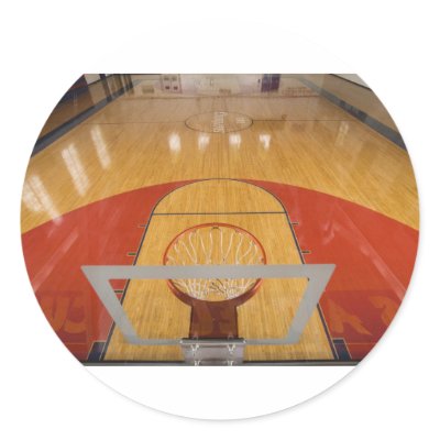 BBALL COURT STICKER by Hoop_It_Up