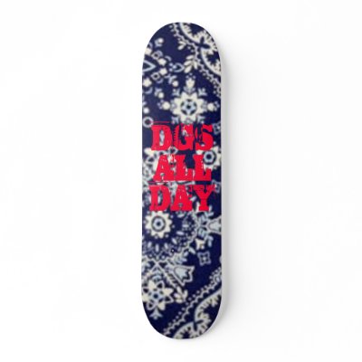 bbBlueBandana, DGSALLDAY Skate Boards by dgsskateboards