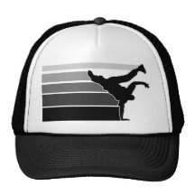 BBOY gradient grey blk hat