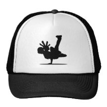 BBOY pose black hat