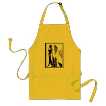 BBQ Apron: Illustration by Aubrey Beardsley