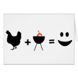 BBQ Chicken Happy cards