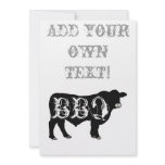 BBQ custom invite