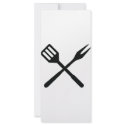 BBQ cutlery icon rack cards