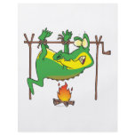 BBQ dinner funny alligator gator cartoon Full Color Flyer