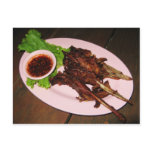 BBQ Duck Beaks ... Thai Street Food Post Card
