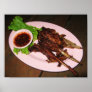 BBQ Duck Beaks ... Thai Street Food Poster