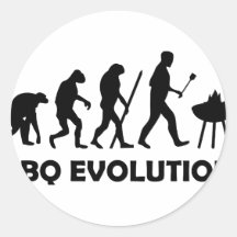 bbq evolution round stickers