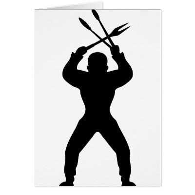 BBQ freak icon black Card by TomaniacLines