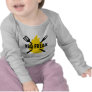 BBQ-Freak with cutlery and flame icon Shirts