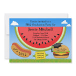 BBQ Graduation Party Invitation Class of 2012