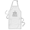 BBQ Grill Humour for the Grill Master aprons