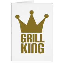BBQ - Grill king Greeting Cards