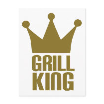 BBQ - Grill king Post Cards