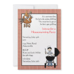 BBQ Housewarming Party Invitation