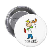 BBQ King Button