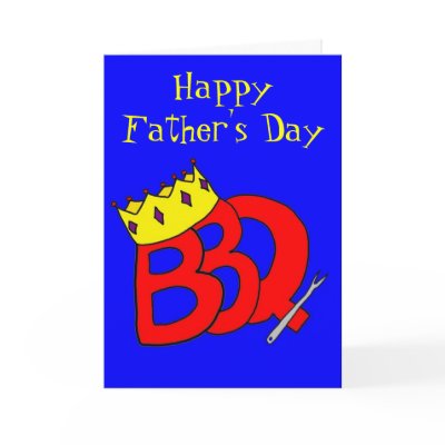 BBQ King Father's Day Card by Meg_Stewart