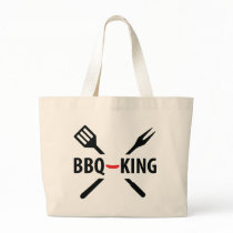 BBQ-King icon Tote Bags