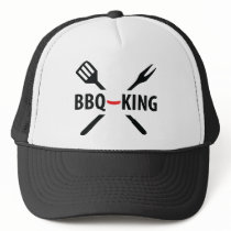 BBQ-King icon Trucker Hats