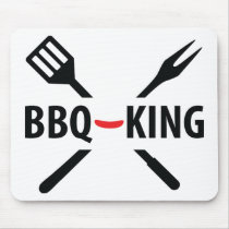 BBQ-King icon Mousepads